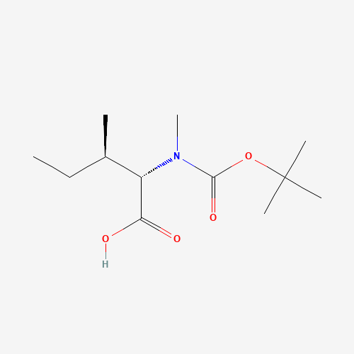 BOC-N-ME-ALLO-ILE-OH (CAS: 136092-80-3) - Chemical Structure and Molecular Formula 