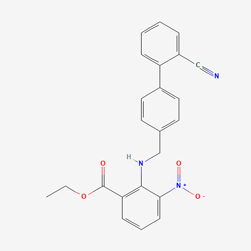 2-[[(2'-Cyano[1,1'-biphenyl]-4-yl)methyl]amino]-3-nitro-benzoic acid ethyl ester (CAS: 136285-67-1) - Related Chemical Product