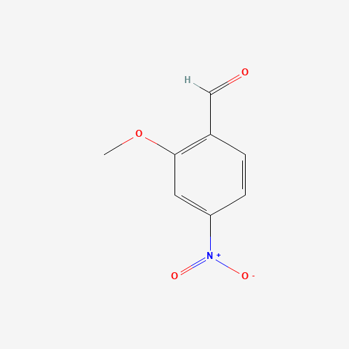 2-METHOXY-4-NITROBENZALDEHYDE (CAS: 136507-15-8) - Chemical Structure and Molecular Formula 