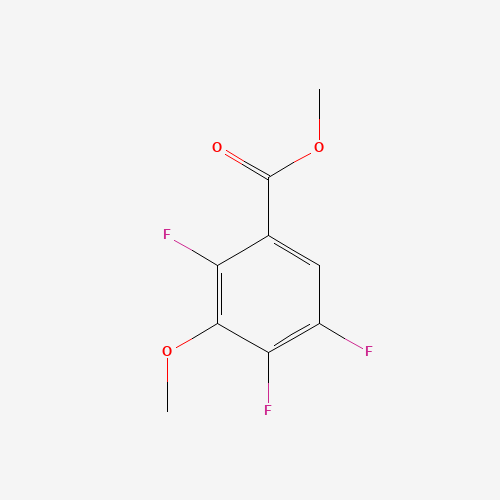 2,4,5-Trifluoro-3-methoxy-benzoic acid methyl ester (CAS: 136897-64-8) - Chemical Structure and Molecular Formula 