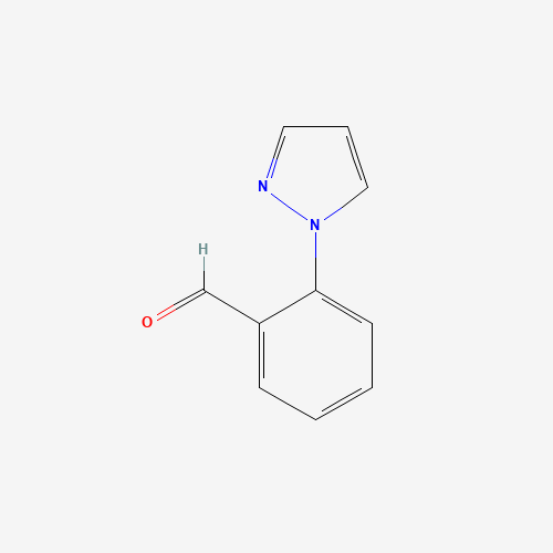 2-Pyrazol-1-yl-benzaldehyde (CAS: 138479-47-7) - Chemical Structure and Molecular Formula 