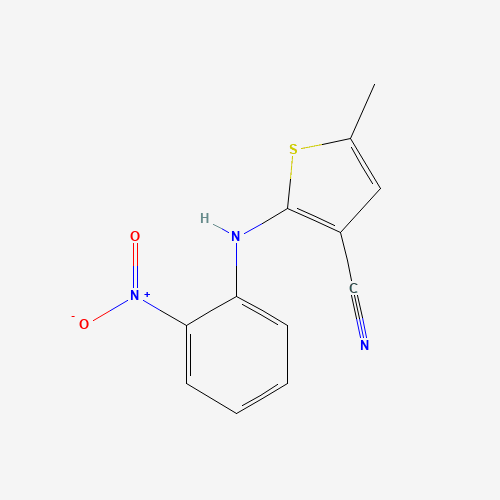 5-Methyl-2-[(2-nitrophenyl)amino]thiophene-3-carbonitrile (CAS: 138564-59-7) - Related Chemical Product