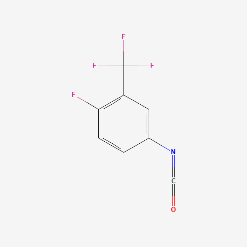 4-FLUORO-3-(TRIFLUOROMETHYL)PHENYL ISOCYANATE (CAS: 139057-86-6) - Chemical Structure and Molecular Formula 