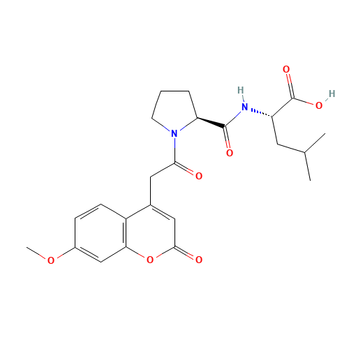 MCA-PRO-LEU-OH (CAS: 140430-55-3) - Chemical Structure and Molecular Formula 
