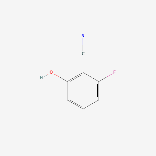 2-FLUORO-6-HYDROXYBENZONITRILE (CAS: 140675-43-0) - Chemical Structure and Molecular Formula 