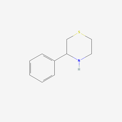 3-Phenylthiomorpholine (CAS: 141849-62-9) - Chemical Structure and Molecular Formula 