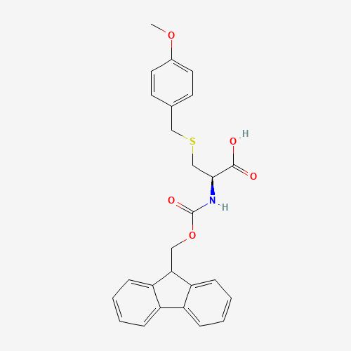 N-Fmoc-S-(4-methoxybenzyl)-L-cysteine (CAS: 141892-41-3) - Chemical Structure and Molecular Formula 