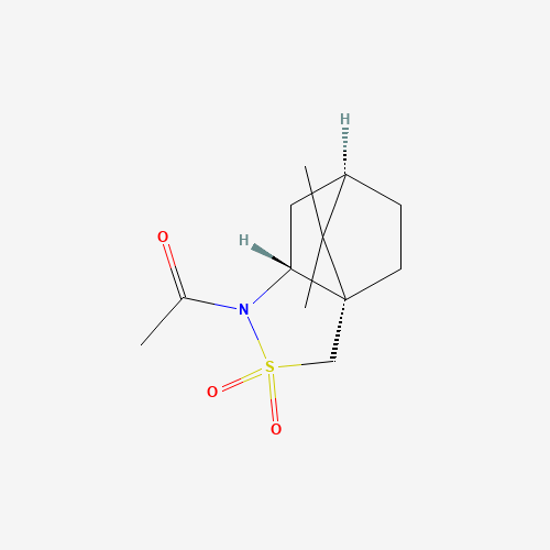 N-ACETYL-(2S)-BORNANE 10,2-SULTAM (CAS: 141993-16-0) - Chemical Structure and Molecular Formula 