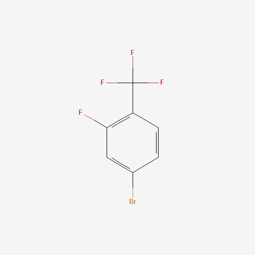 4-Bromo-2-fluorobenzotrifluoride (CAS: 142808-15-9) - Chemical Structure and Molecular Formula 