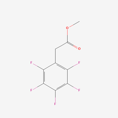 METHYL 2,3,4,5,6-PENTAFLUOROPHENYLACETATE (CAS: 145682-85-5) - Chemical Structure and Molecular Formula 