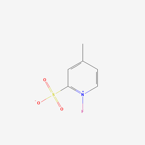 N-FLUORO-4-METHYLPYRIDINIUM-2-SULFONATE (CAS: 147540-88-3) - Chemical Structure and Molecular Formula 