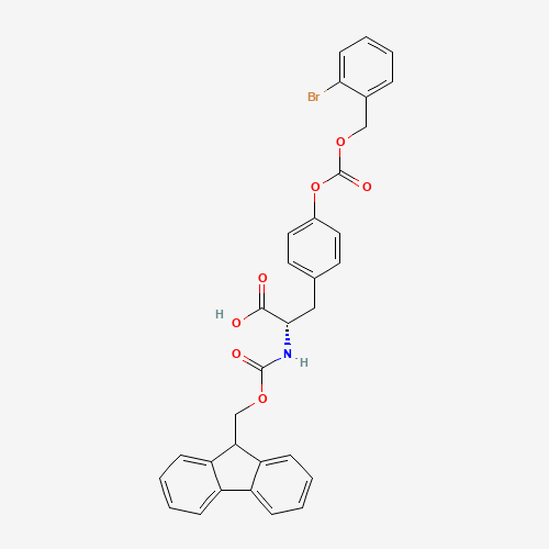 FMOC-TYR(2-BR-Z)-OH chemical structure FMOC-TYR(2-BR-Z)-OH (CAS: 147688-40-2) - Chemical Structure and Molecular Formula