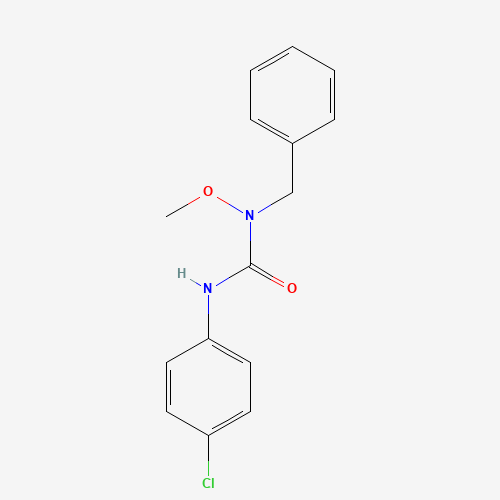 1-BENZYL-3-(4-CHLOROPHENYL)-1-METHOXYUREA (CAS: 149282-10-0) - Chemical Structure and Molecular Formula 