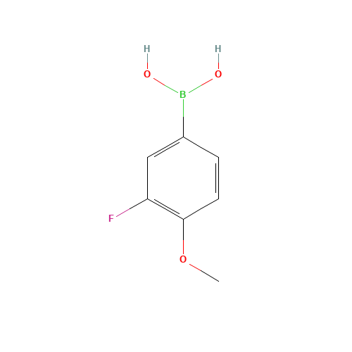 3-Fluoro-4-methoxybenzeneboronic acid (CAS: 149507-26-6) - Chemical Structure and Molecular Formula 