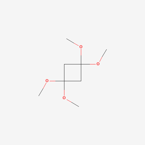 1,1,3,3-Tetramethoxycyclobutane (CAS: 152897-19-3) - Chemical Structure and Molecular Formula 
