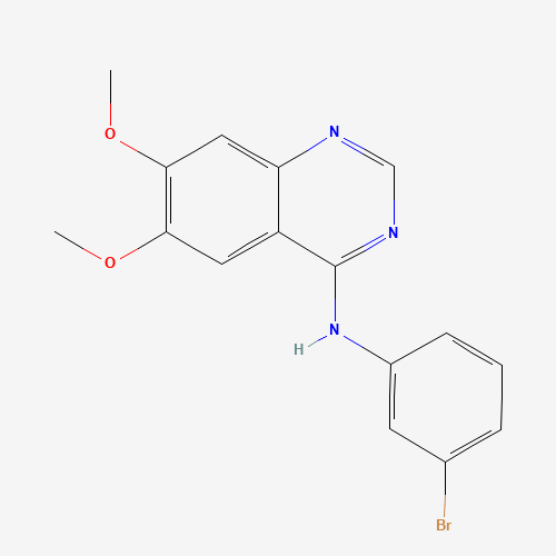 PD 153035 HYDROCHLORIDE (CAS: 153436-54-5) - Chemical Structure and Molecular Formula 
