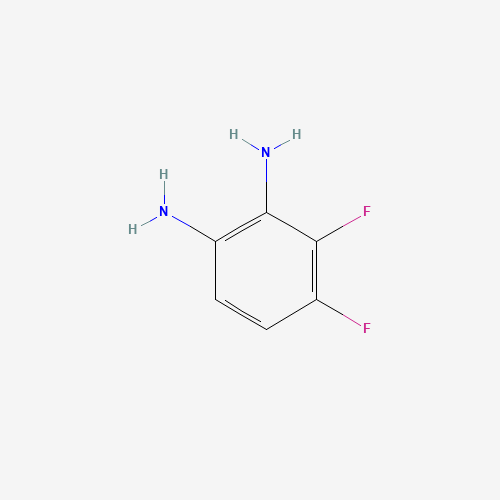 2,3-DIFLUORO-6-NITROANILINE (CAS: 153505-39-6) - Chemical Structure and Molecular Formula 