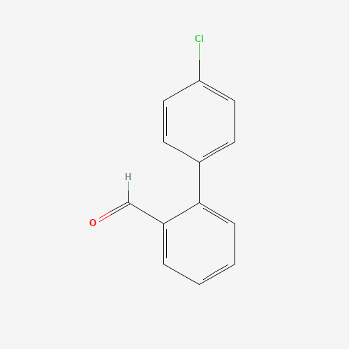 4'-CHLORO-BIPHENYL-2-CARBALDEHYDE (CAS: 153850-83-0) - Chemical Structure and Molecular Formula 