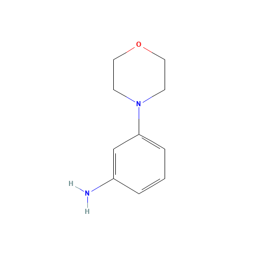 3-(4-Morpholinyl)aniline (CAS: 159724-40-0) - Chemical Structure and Molecular Formula 