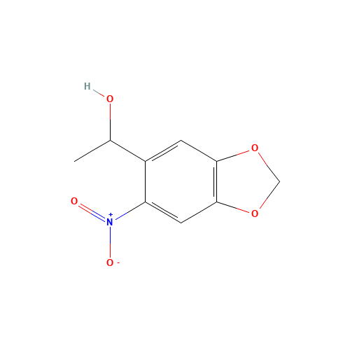 1-(4,5-METHYLENEDIOXY-2-NITROPHENOL)ETHAN-2-OL (CAS: 159873-64-0) - Related Chemical Product
