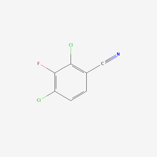 2,4-Dichloro-3-fluorobenzonitrile (CAS: 161612-68-6) - Chemical Structure and Molecular Formula 