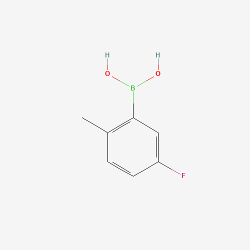 5-Fluoro-2-methylphenylboronic acid (CAS: 163517-62-2) - Chemical Structure and Molecular Formula 