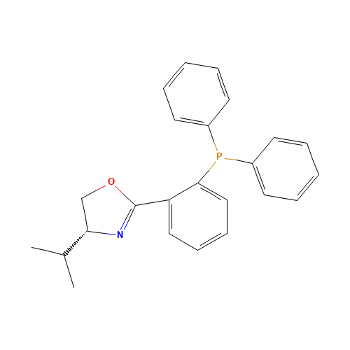 (R)-(+)-2-[2-(DIPHENYLPHOSPHINO)PHENYL]-4-(1-METHYLETHYL)-4,5-DIHYDROOXAZOLE (CAS: 164858-78-0) - Related Chemical Product
