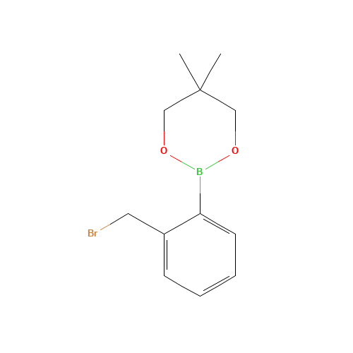 2-[2-(BROMOMETHYL)PHENYL]-5,5-DIMETHYL-1,3,2-DIOXABORINANE (CAS: 166821-88-1) - Related Chemical Product