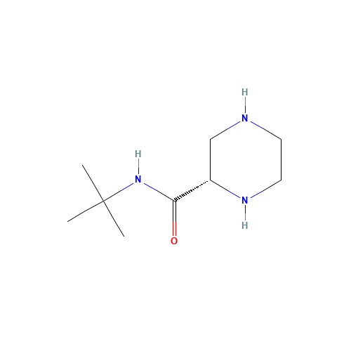 (S)-(-)-2-T-BUTYL-2-PIPERAZINECARBOXAMIDE (CAS: 166941-47-5) - Related Chemical Product