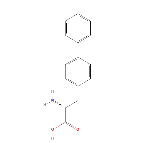 D-4,4'-BIPHENYLALANINE (CAS: 170080-13-4) - Chemical Structure and Molecular Formula 