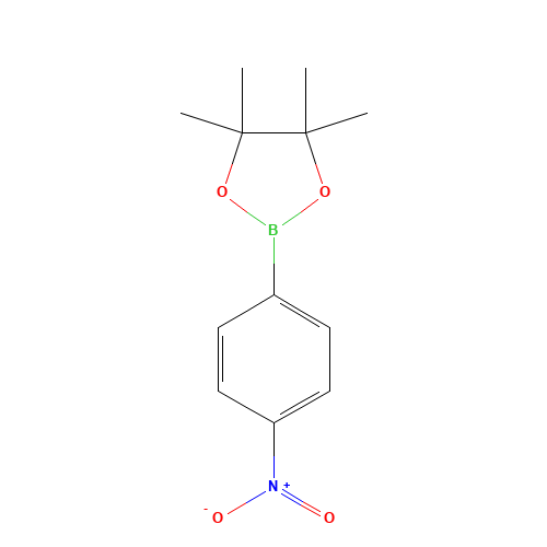 4-Nitrophenylboronic acid pinacol ester (CAS: 171364-83-3) - Chemical Structure and Molecular Formula 