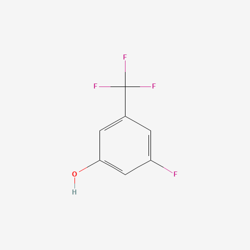 3-FLUORO-5-(TRIFLUOROMETHYL)PHENOL (CAS: 172333-87-8) - Chemical Structure and Molecular Formula 