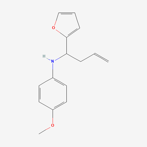 (1-FURAN-2-YL-BUT-3-ENYL)-(4-METHOXY-PHENYL)-AMINE (CAS: 173416-01-8) - Related Chemical Product