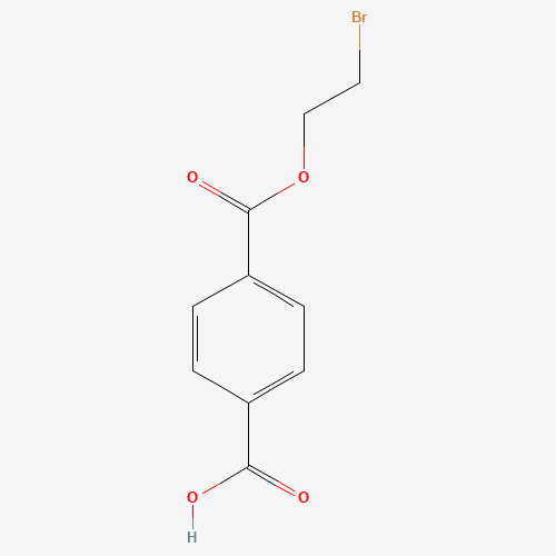 TEREPHTHALIC ACID MONO(2-BROMOETHYL) ESTER (CAS: 173550-97-5) - Chemical Structure and Molecular Formula 