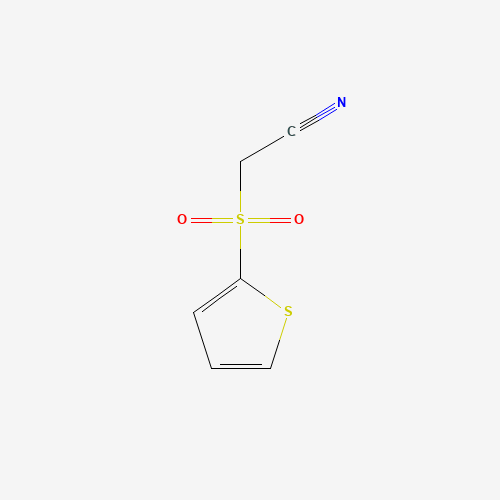 THIOPHENE-2-SULFONYLACETONITRILE (CAS: 175137-62-9) - Chemical Structure and Molecular Formula 