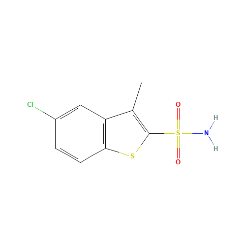 5-CHLORO-3-METHYLBENZO[B]THIOPHENE-2-SULFONAMIDE (CAS: 175203-94-8) - Related Chemical Product