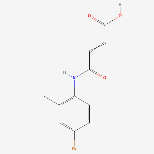 N-(4-BROMO-2-METHYLPHENYL)MALEAMIC ACID (CAS: 175205-16-0) - Chemical Structure and Molecular Formula 