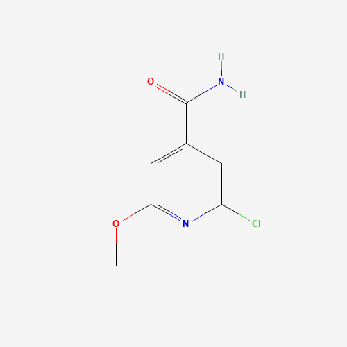2-CHLORO-6-METHOXYISONICOTINAMIDE (CAS: 175277-66-4) - Chemical Structure and Molecular Formula 