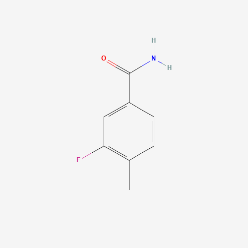 3-FLUORO-4-METHYLBENZAMIDE (CAS: 175277-86-8) - Chemical Structure and Molecular Formula 