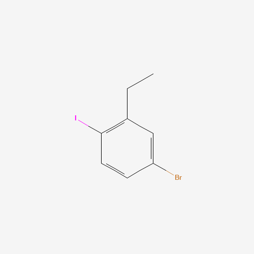 4-BROMO-2-ETHYLIODOBENZENE (CAS: 175278-30-5) - Chemical Structure and Molecular Formula 
