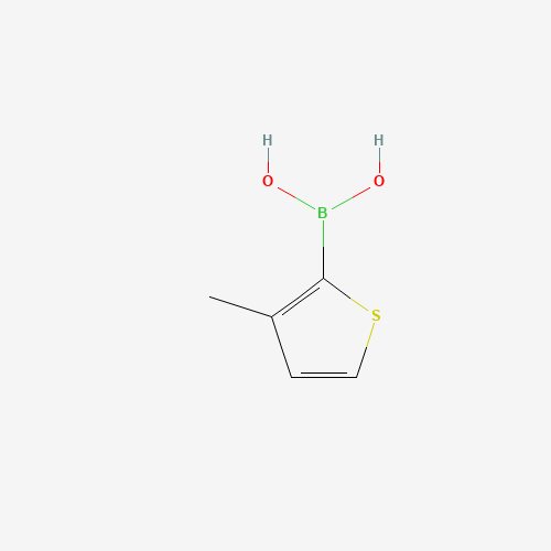 3-METHYLTHIOPHENE-2-BORONIC ACID (CAS: 177735-09-0) - Chemical Structure and Molecular Formula 