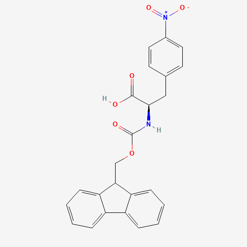 FMOC-D-4-Nitrophe (CAS: 177966-63-1) - Chemical Structure and Molecular Formula 