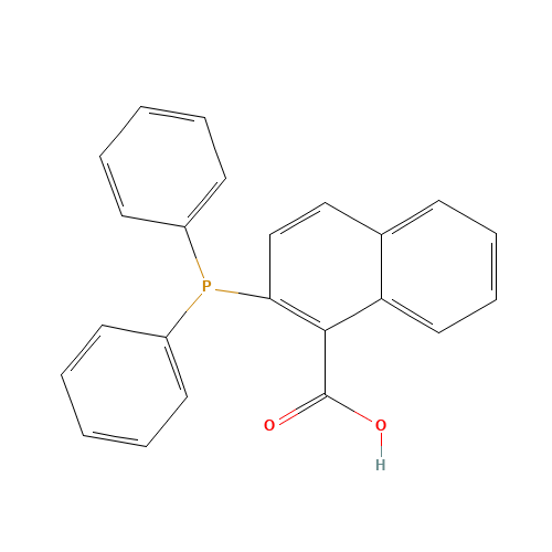 2-DIPHENYLPHOSPHINO-1-NAPHTHOIC ACID (CAS: 178176-80-2) - Related Chemical Product
