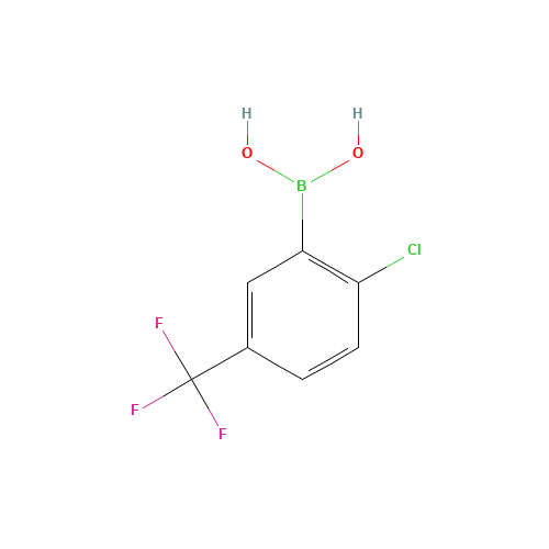 2-Chloro-5-(trifluoromethyl)phenylboronic acid (CAS: 182344-18-9) - Related Chemical Product