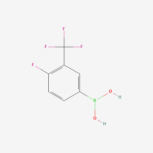 4-FLUORO-3-(TRIFLUOROMETHYL)PHENYLBORONIC ACID (CAS: 182344-23-6) - Related Chemical Product