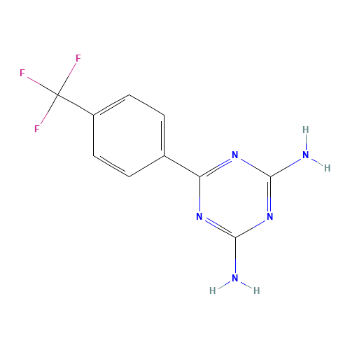 2,4-DIAMINO-6-[4-(TRIFLUOROMETHYL)PHENYL]-1,3,5-TRIAZINE (CAS: 186834-97-9) - Related Chemical Product