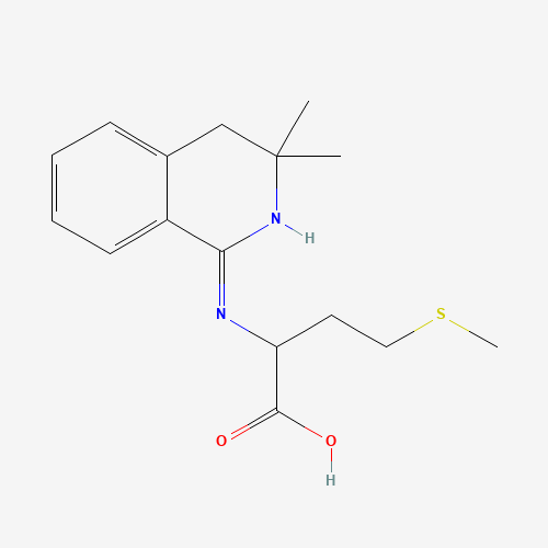 2-(3,3-DIMETHYL-3,4-DIHYDRO-ISOQUINOLIN-1-YLAMINO)-4-METHYLSULFANYLBUTYRIC ACID (CAS: 187884-93-1) - Related Chemical Product