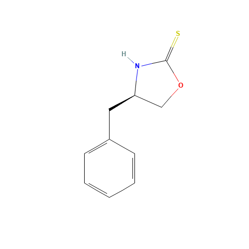 (R)-4-BENZYL-1,3-OXAZOLIDINE-2-THIONE (CAS: 190970-58-2) - Chemical Structure and Molecular Formula 