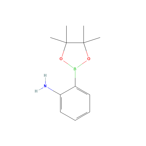 2-Aminophenylboronic acid pinacol ester (CAS: 191171-55-8) - Chemical Structure and Molecular Formula 