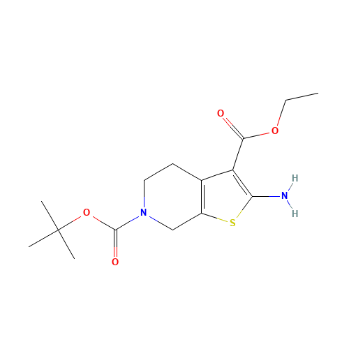 2-AMINO-4,7-DIHYDRO-5H-THIENO[2,3-C]PYRIDINE-3,6-DICARBOXYLIC ACID 6-TERT BUTYL ESTER 3-ETHYL ESTER (CAS: 193537-14-3) - Related Chemical Product